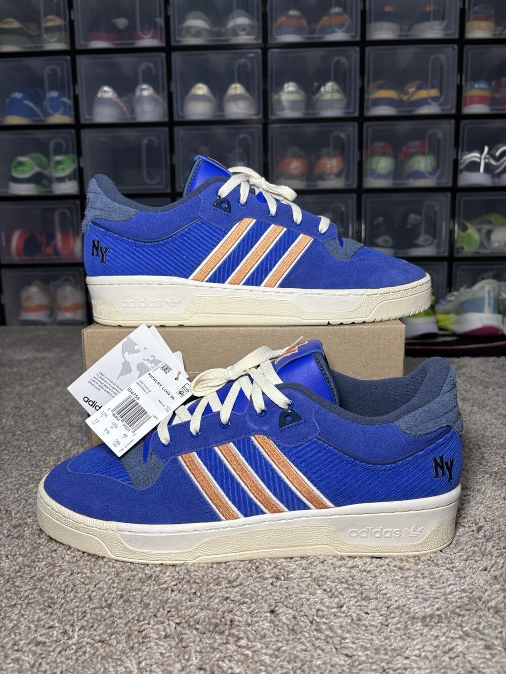 Adidas Rivalry Low 86 “NYC” - Mens Size 13 - (ID4755) - Knicks/Mets Colorway NEW
